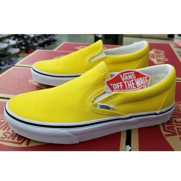 mens vans yellow